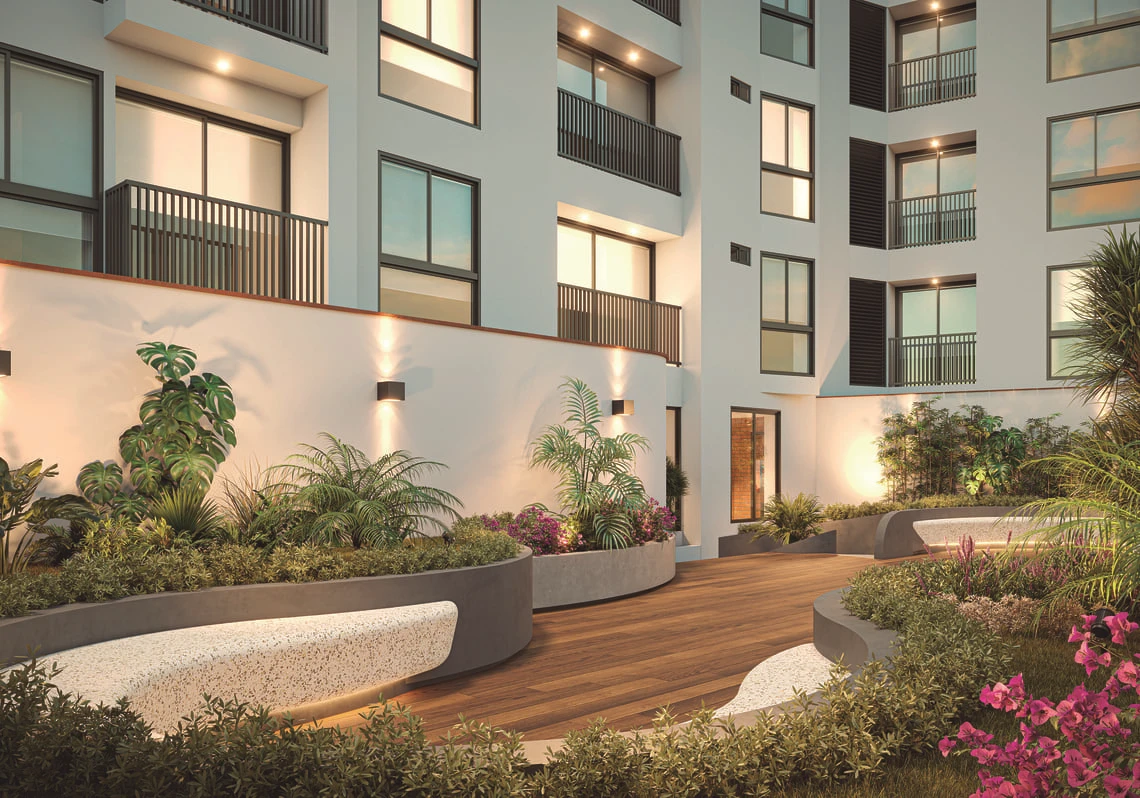 Amenidad Tuliv - Jardín interior